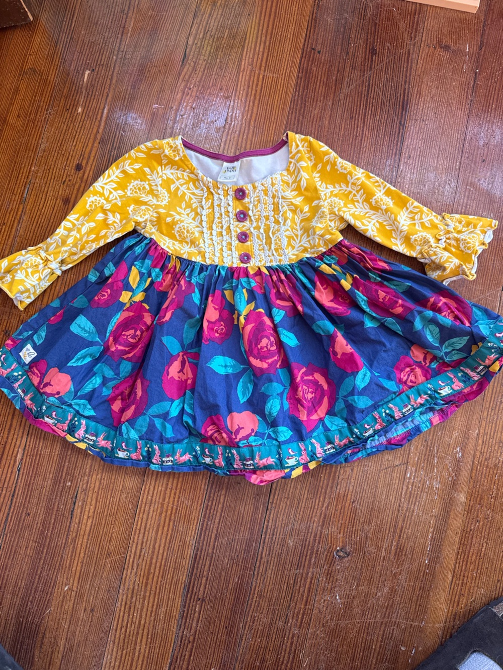 Wildflowers Girls Floral tunic size 6